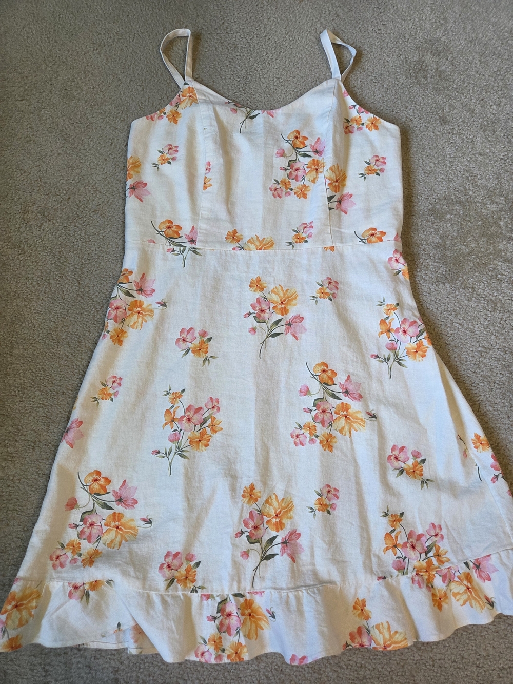 Old Navy White Sundress Size Large Tall